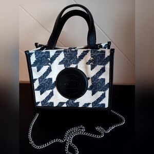 Coach Dempsey Carryall with Houndstooth Print and Patch
